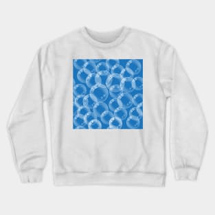 Bubbles seamless pattern Crewneck Sweatshirt